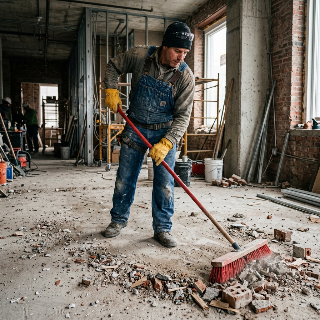 Post-construction cleanup